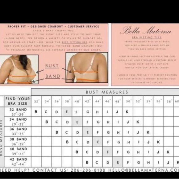 Bella maternity nursing bra size 38 F/ G:(H:( - Picture 2 of 11